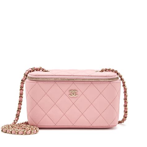 chanel pink vanity case bag|chanel vanity bag 2021.